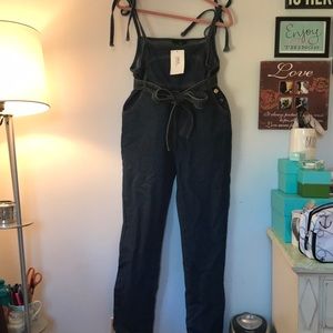 Never worn denim jumpsuit
